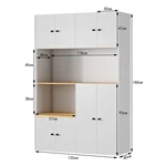 ארון שירות למטבח ארון למיקרוגל דגם בלדסטון BLOODSTONE מבית STAR SHOP 4