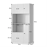 ארון שירות למטבח ארון למיקרוגל דגם ענבר INBAR מבית STAR SHOP 3