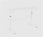 שולחן דגם N04-22D-B מתכוונן בצבע לבן LUMI 2