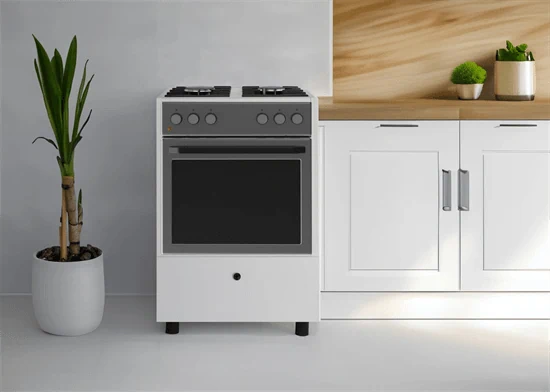 ארון שירות לתנור וכיריים בילט אין (בילד אין) בגוון לבן דגם גרניט GRANIT מבית STAR SHOP