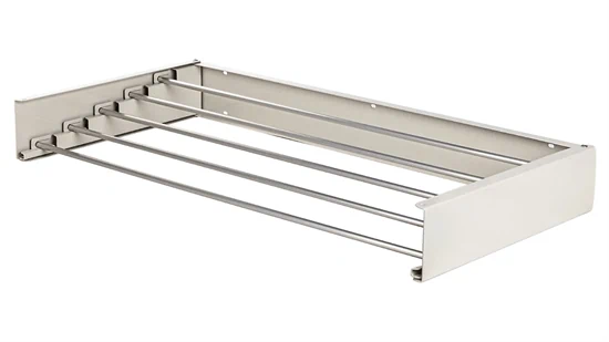 מתלה כביסה מתקפל בצבע לבן מתקן לייבוש כביסה לתלייה על הקיר דגם אמילי EMILY מבית STAR SHOP